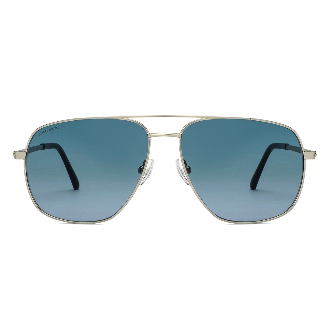 John Jacobs Grey Full Rim Aviator right side