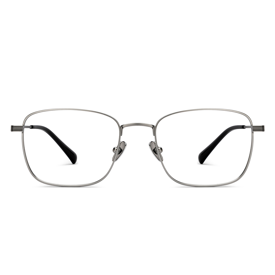 Gunmetal Black Full Rim Square John Jacobs Pro Titanium JJ E15818