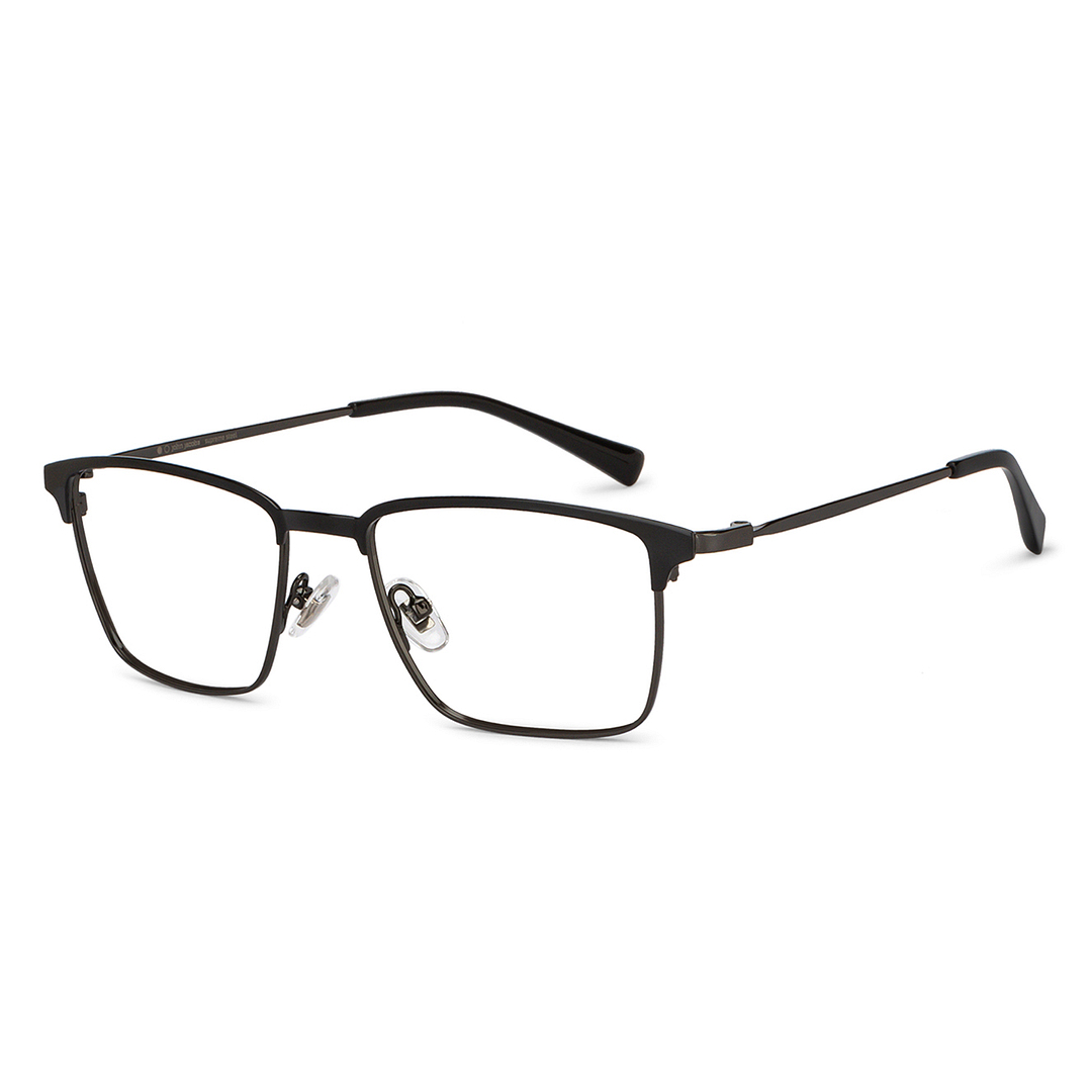 John Jacobs Online Gunmetal Full Rim Rectangle right side
