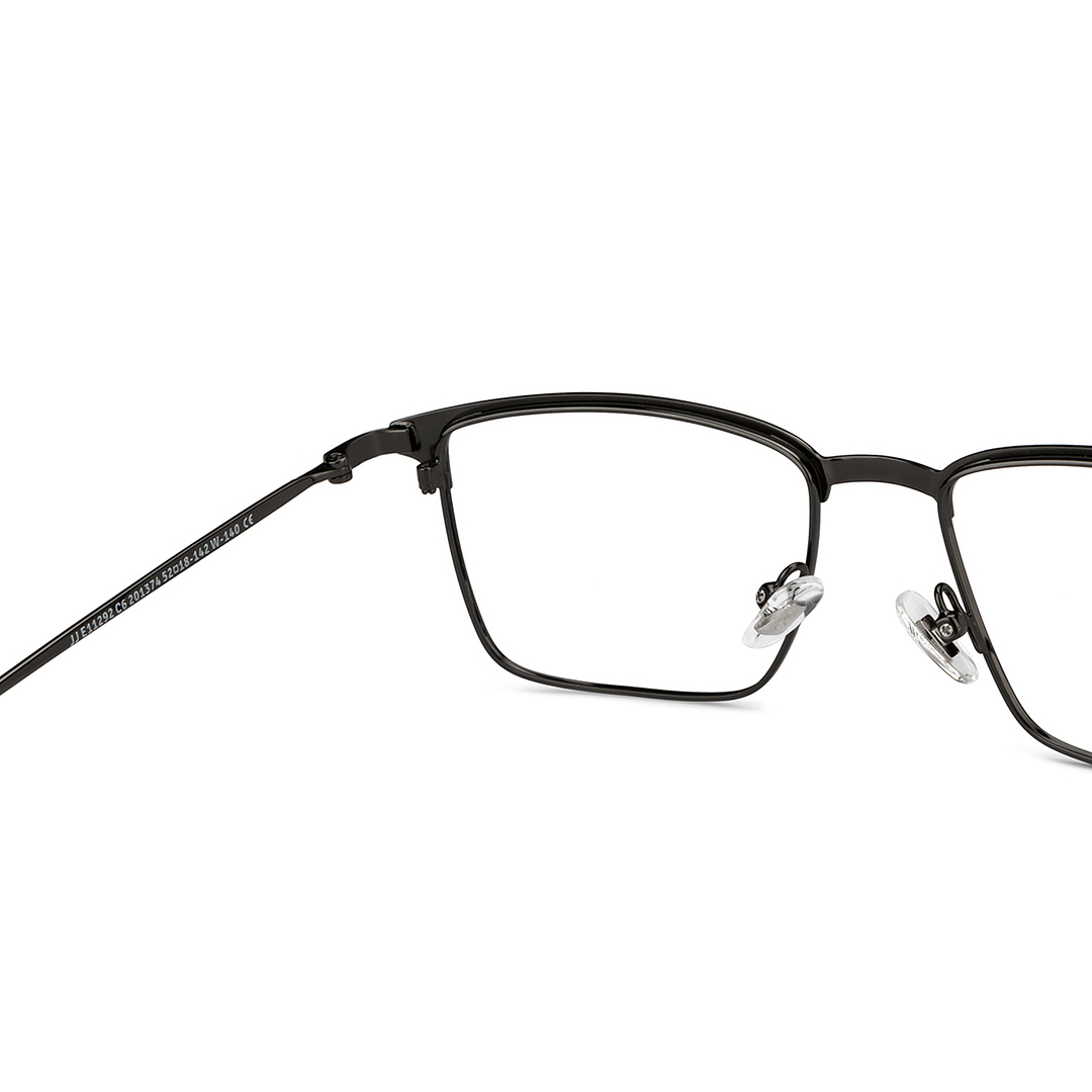 John Jacobs Online Gunmetal Full Rim Rectangle right side