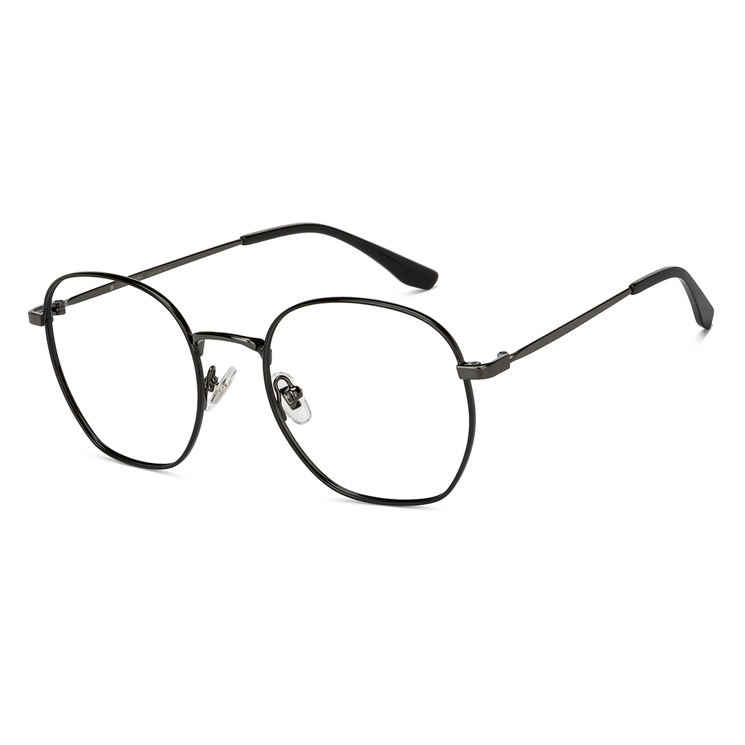 John Jacobs Online Dark Gunmetal Full Rim Round right side