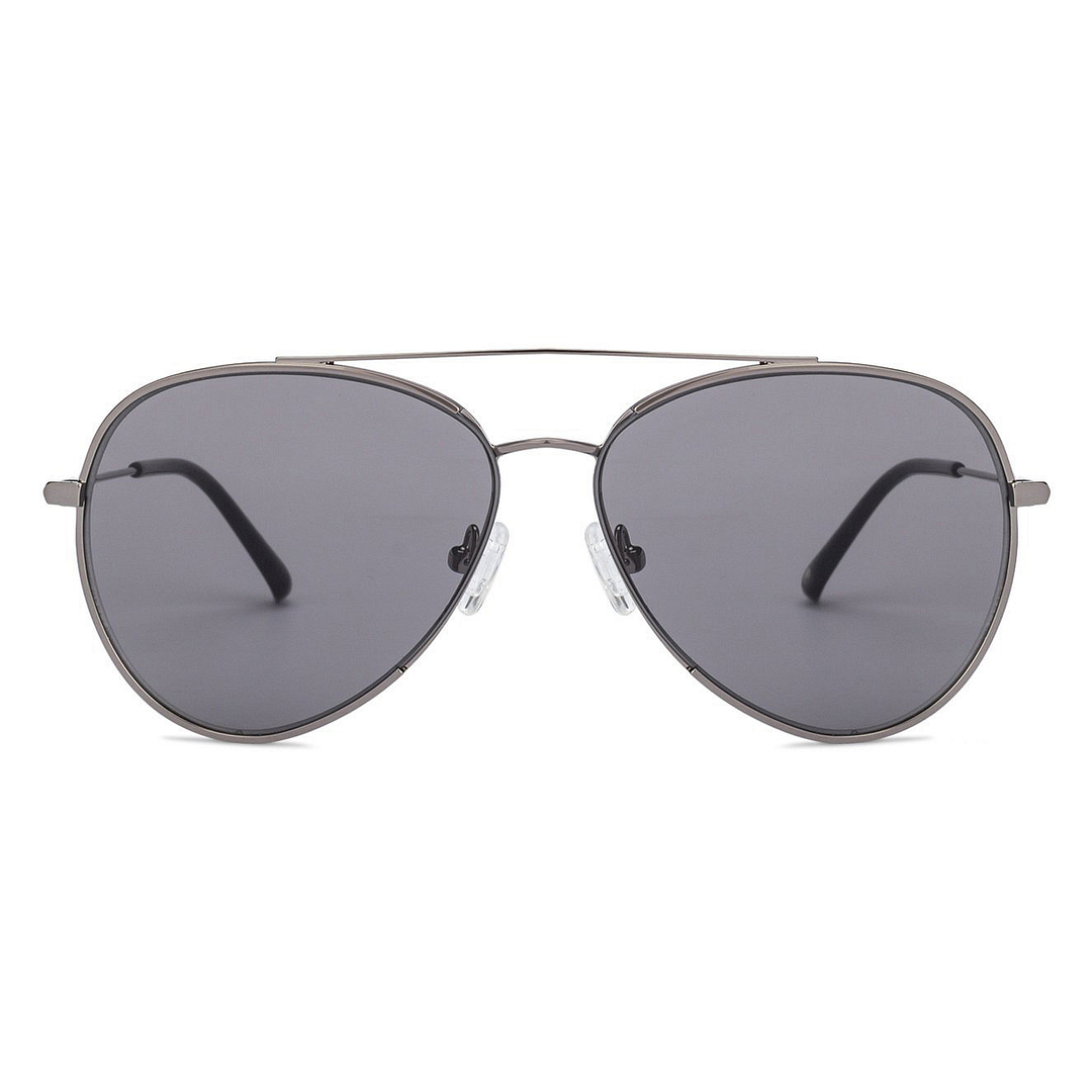 John Jacobs Grey Full Rim Aviator left side