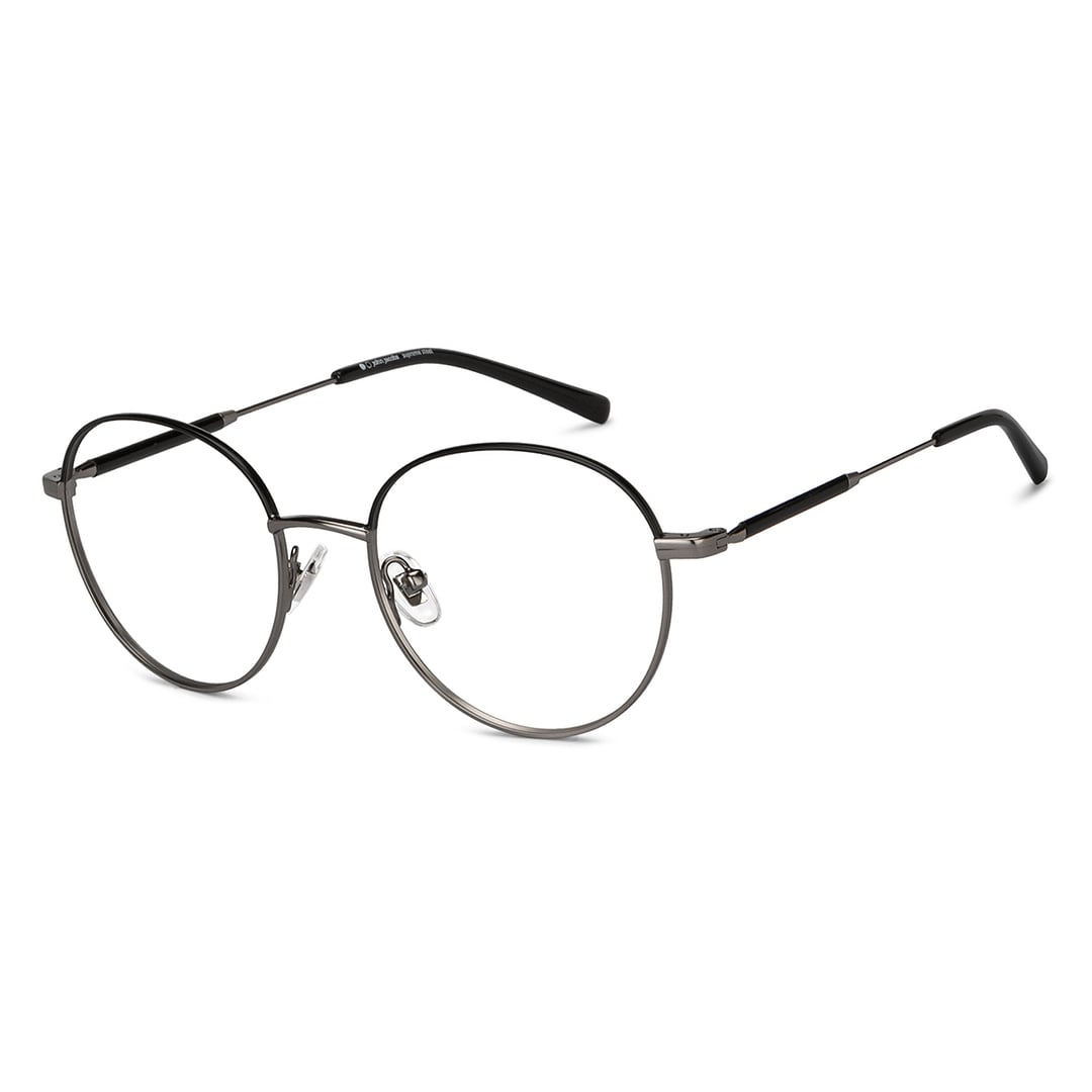 John Jacobs Gunmetal Full Rim Round right side