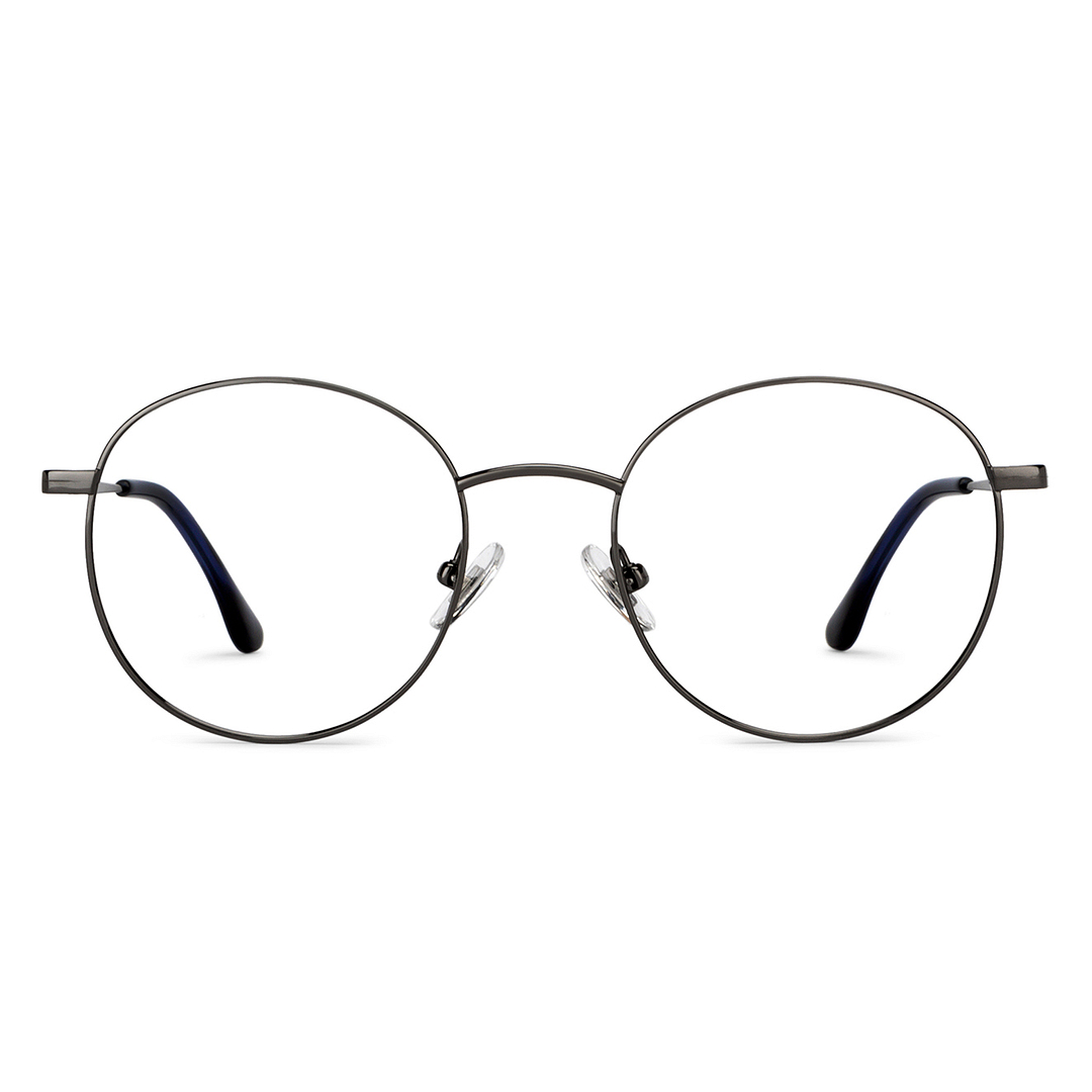 John Jacobs Gray Full Rim Round left side