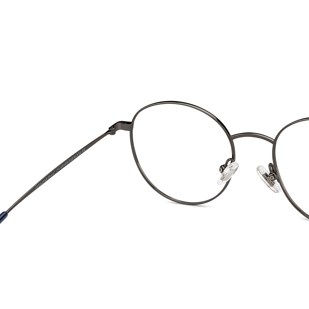 John Jacobs Gray Full Rim Round right side