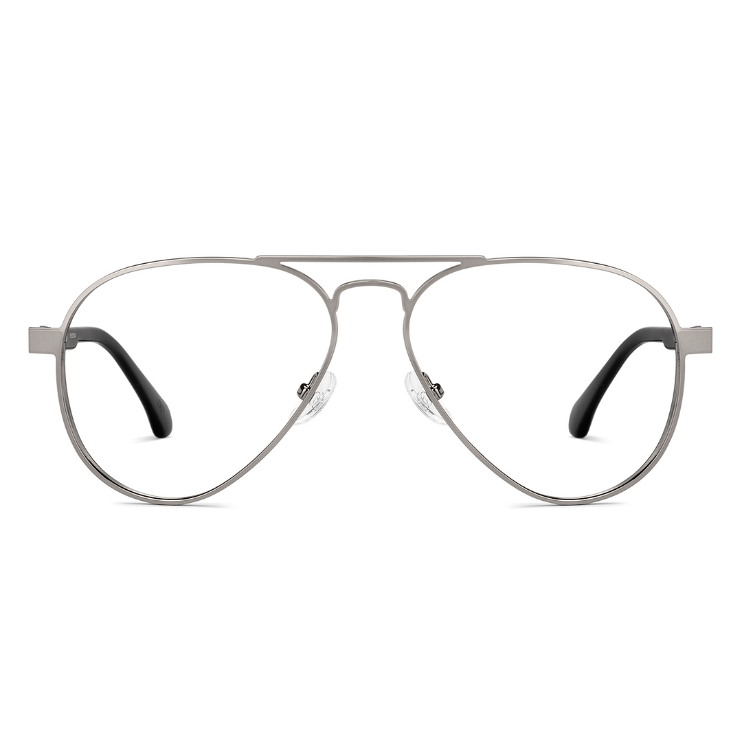 Buy Gunmetal Full Rim Aviator John Jacobs Supreme Steel JJ E70130