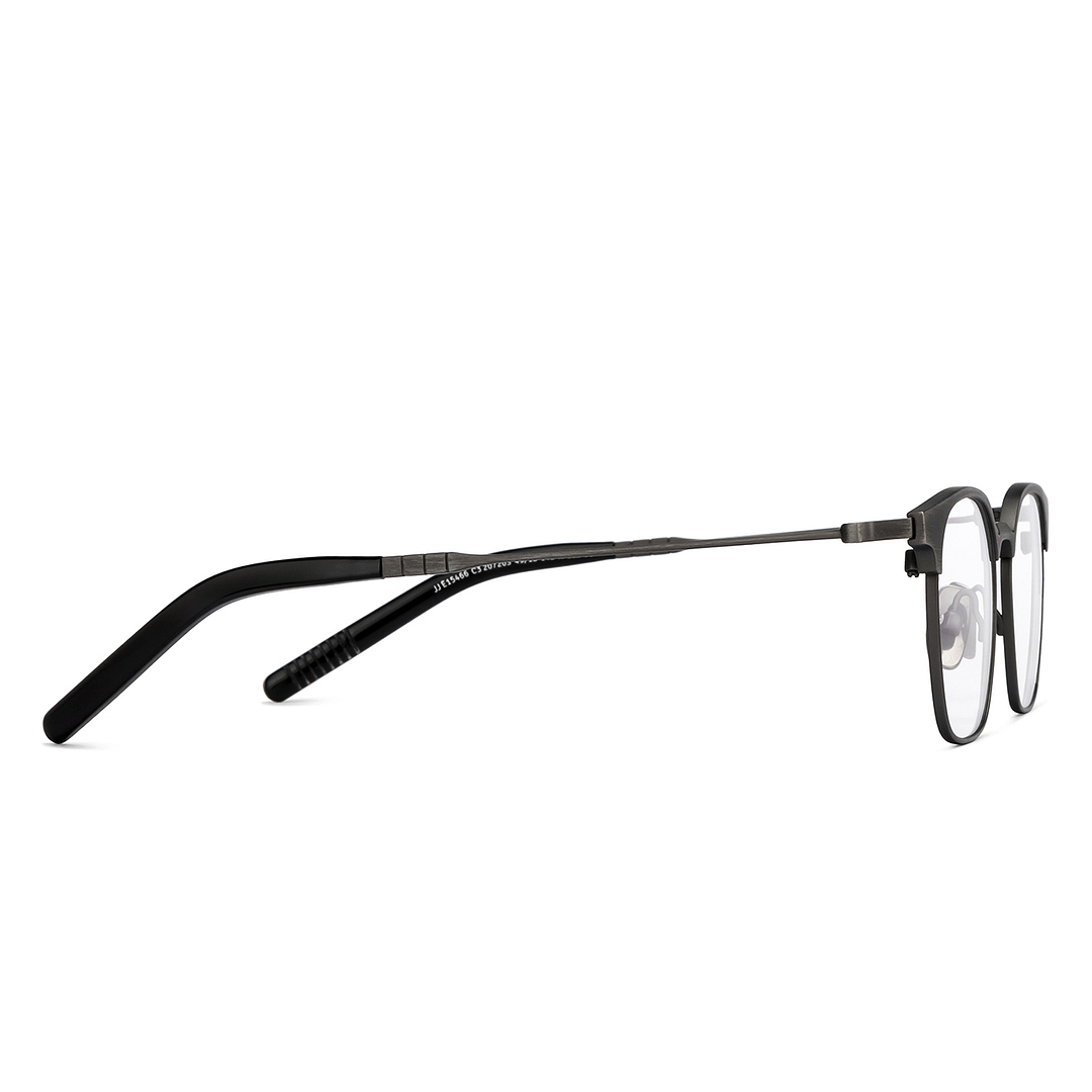 Buy Gunmetal Grey Gunmetal Black Full Rim Clubmaster John Jacobs