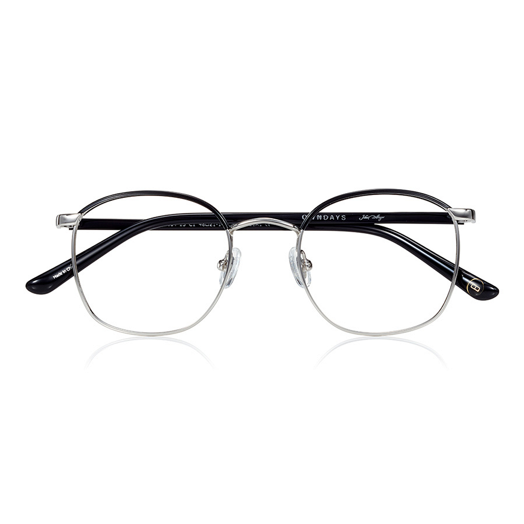 John Dillinger Black Full Rim Rectangle right side