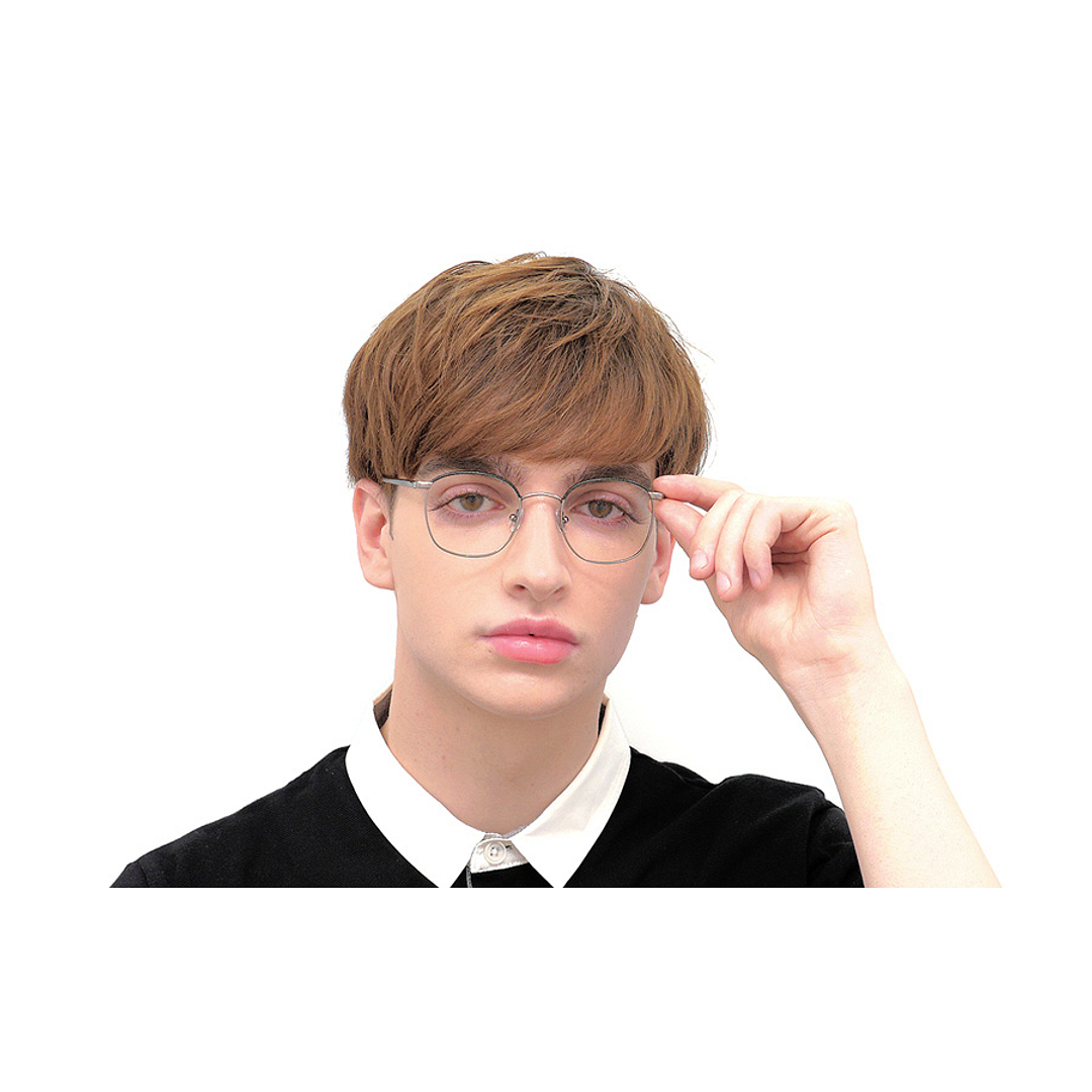 John Dillinger Black Full Rim Rectangle left side