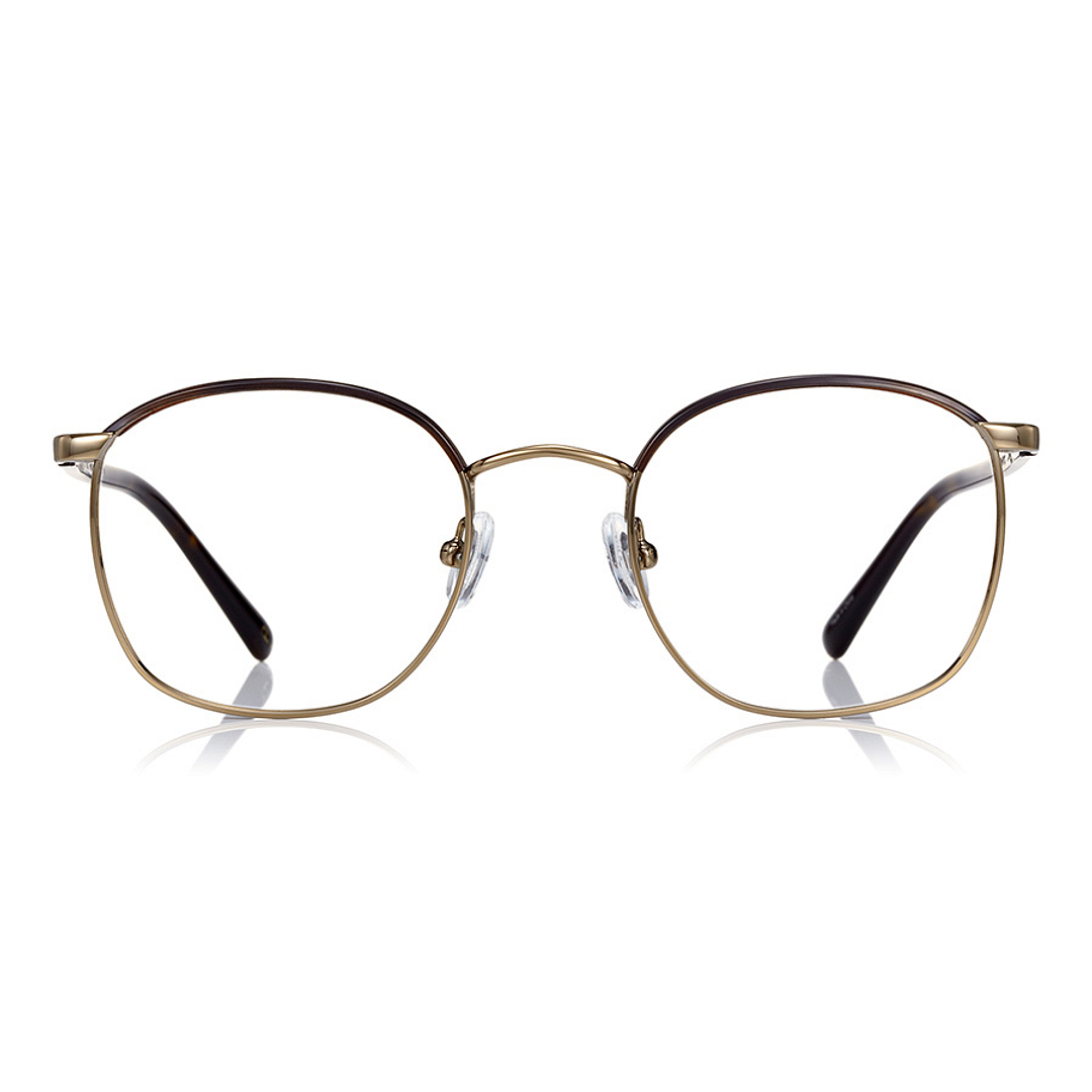 John Dillinger Light Brown Full Rim Rectangle right side