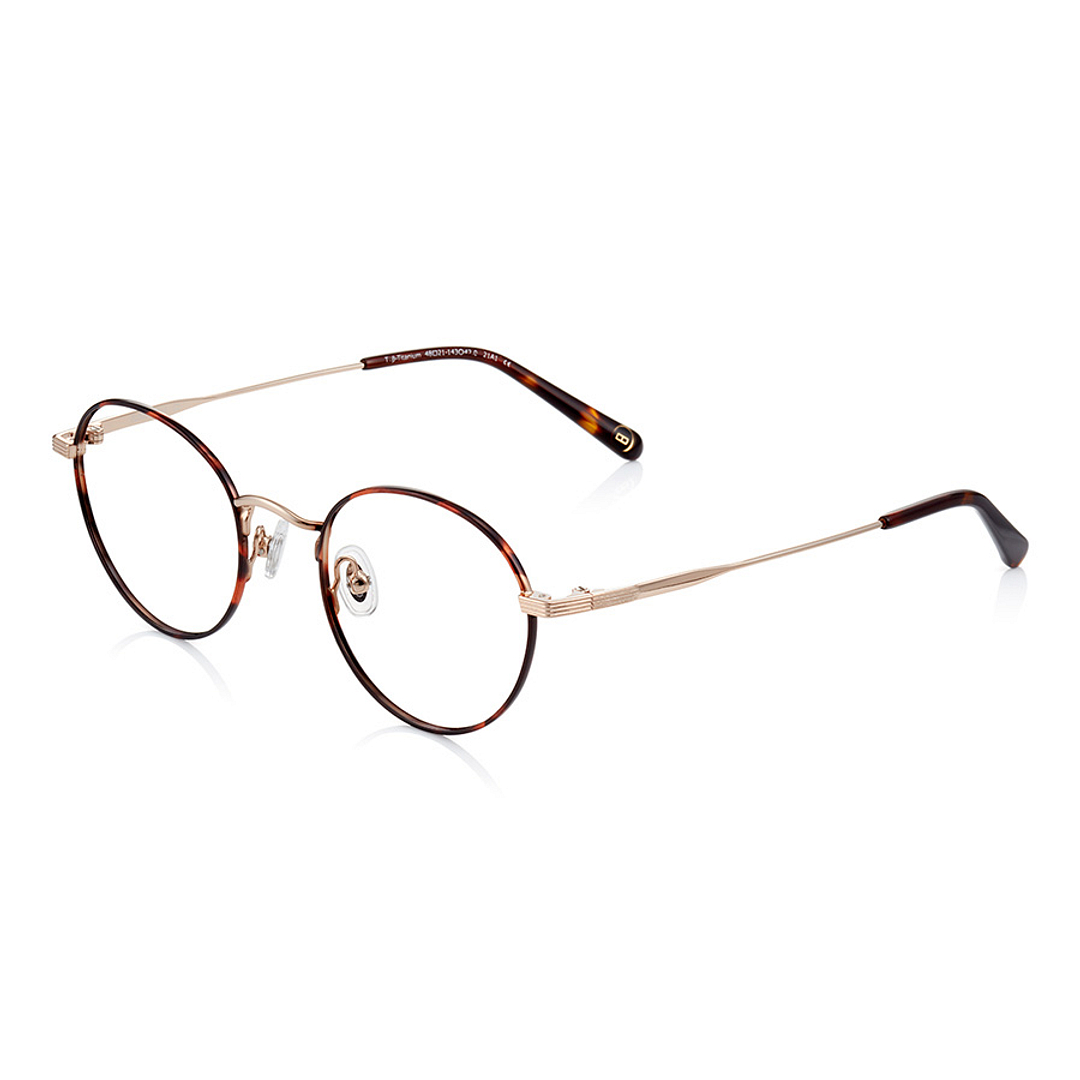 John Dillinger Light Brown Full Rim Polygon left side