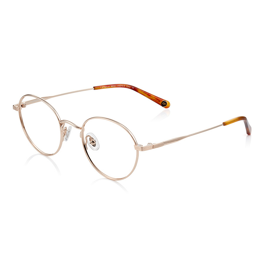 John Dillinger Gold Full Rim Polygon left side