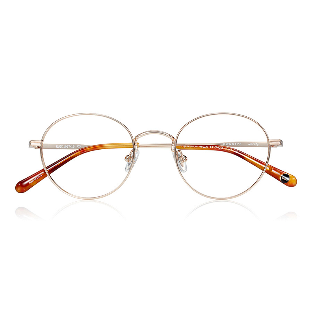 John Dillinger Gold Full Rim Polygon right side