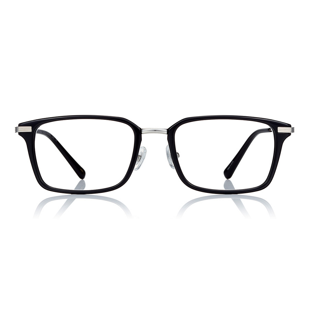 John Dillinger Black Full Rim Rectangle right side