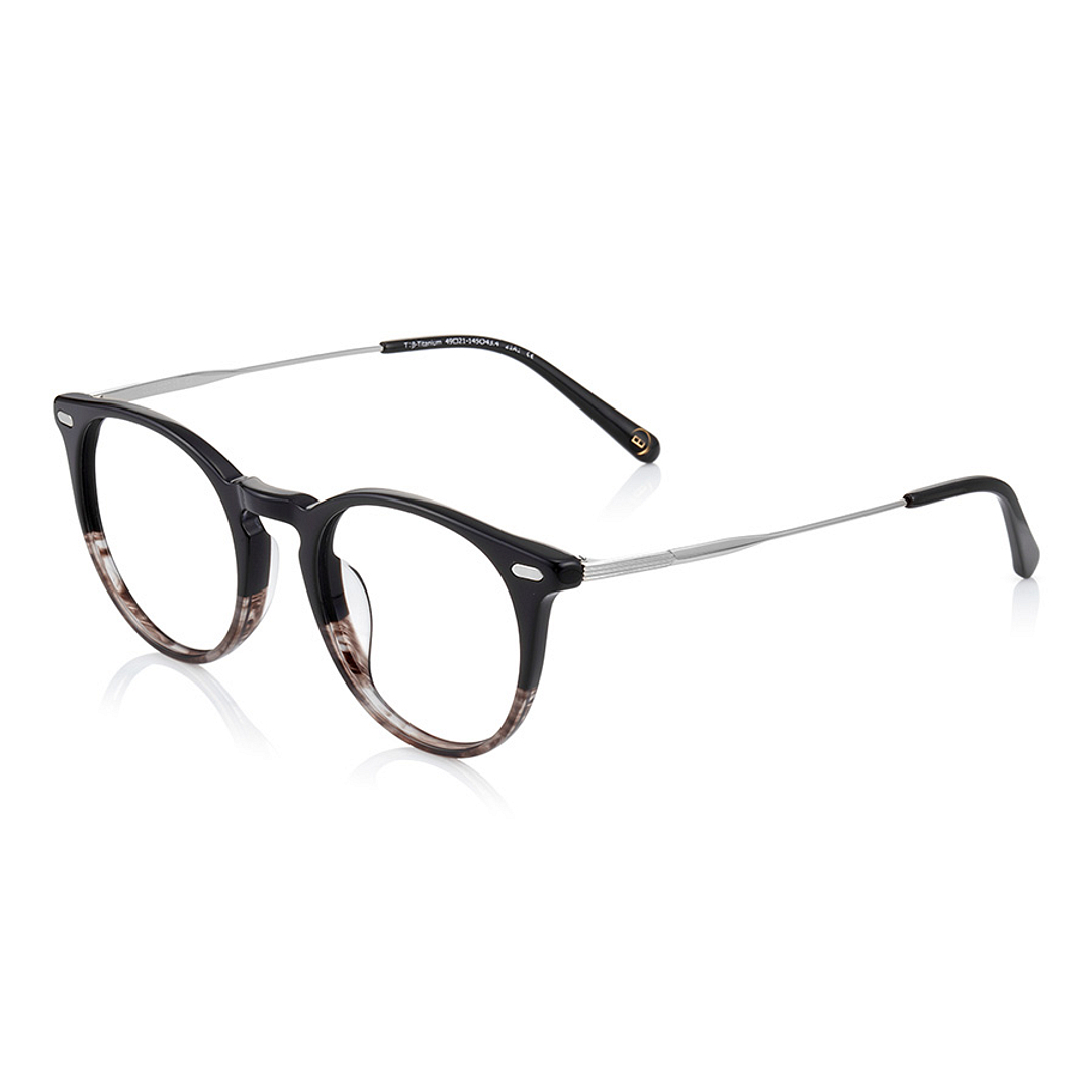 John Dillinger Black Full Rim Boston left side