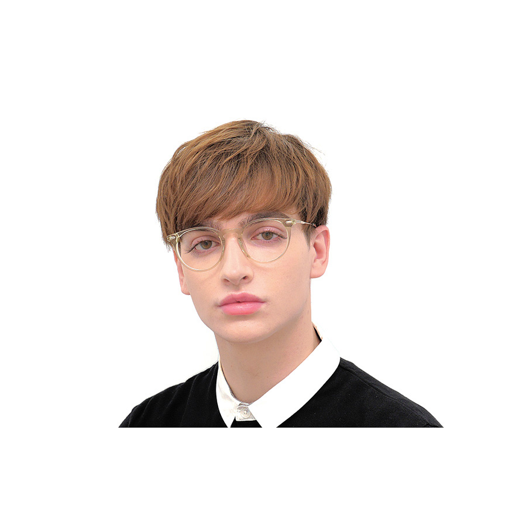 John Dillinger Black Full Rim Boston left side