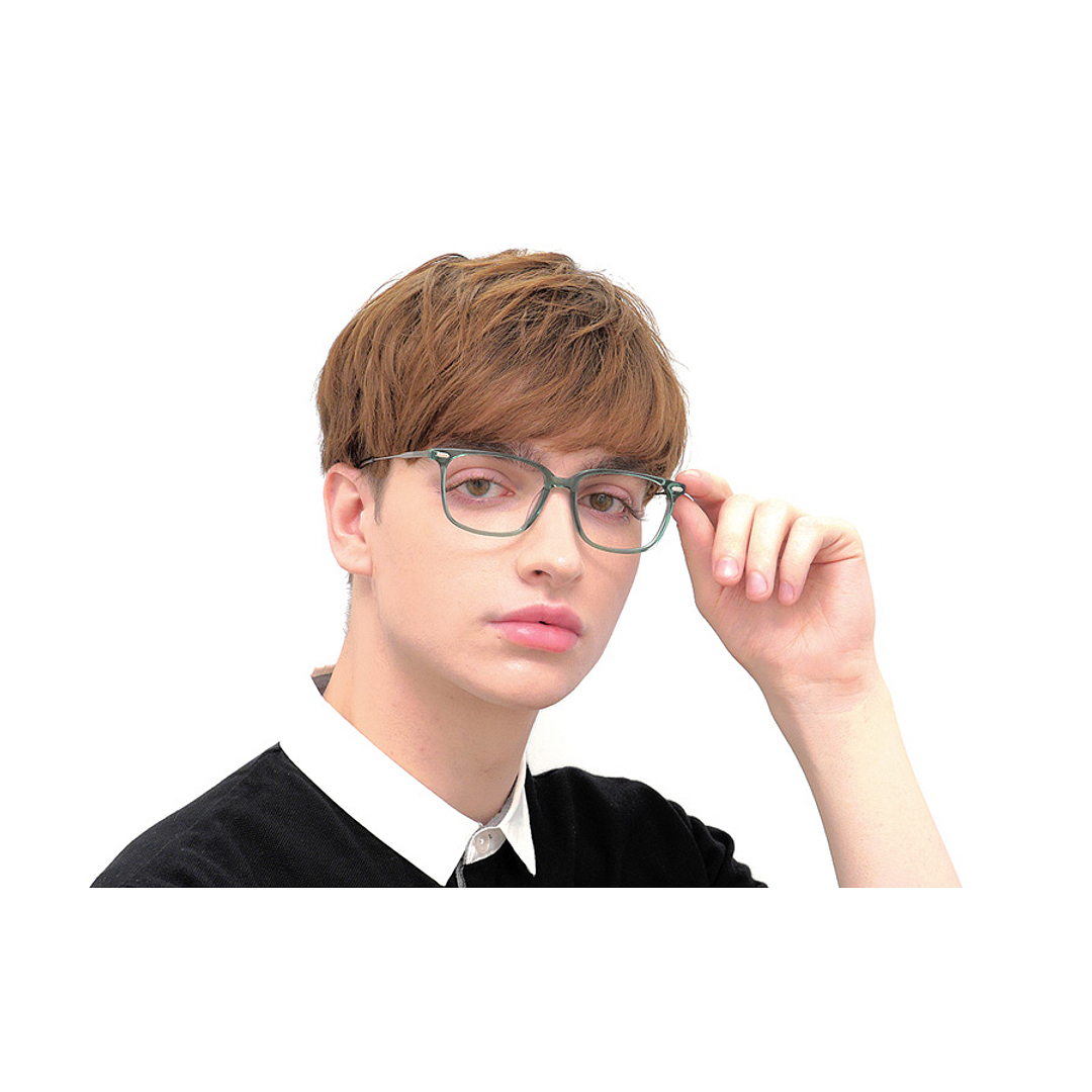 John Dillinger Brown Demi Full Rim Square left side