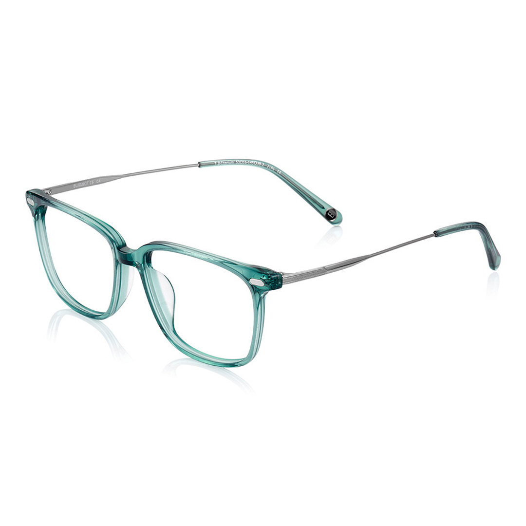 John Dillinger Green Full Rim Square left side