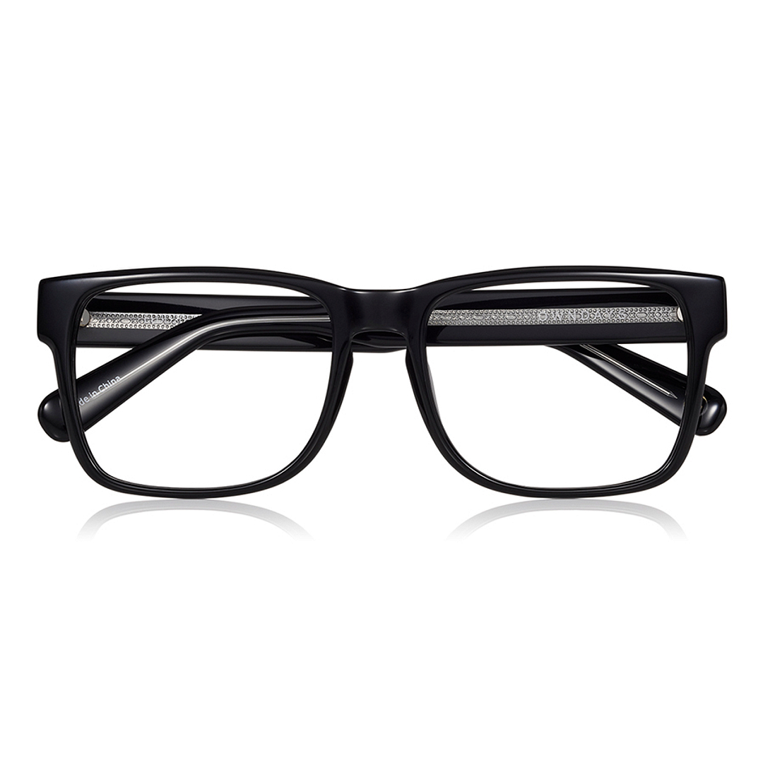 John Dillinger Black Full Rim Wellington right side