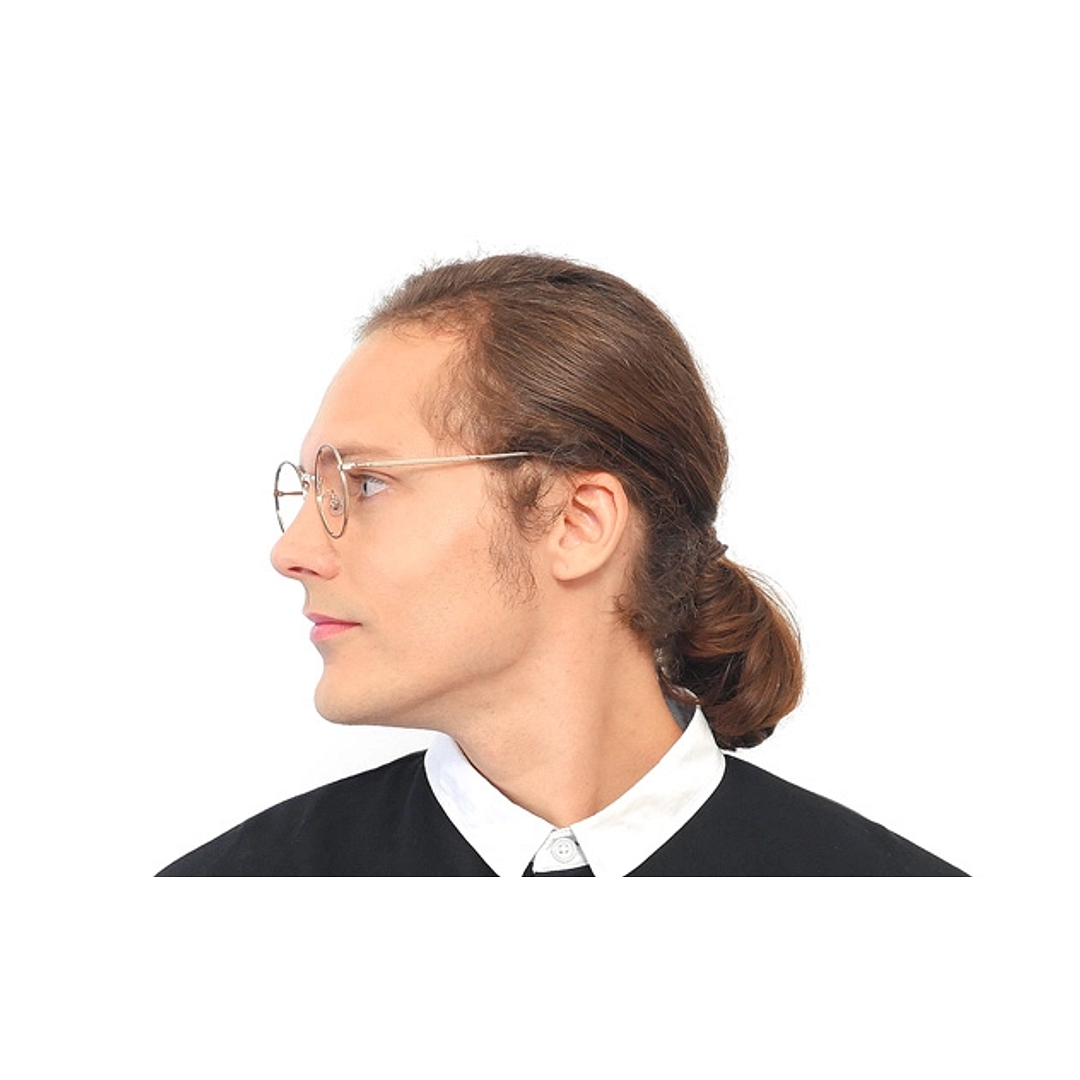 John Dillinger Black Full Rim Round left side