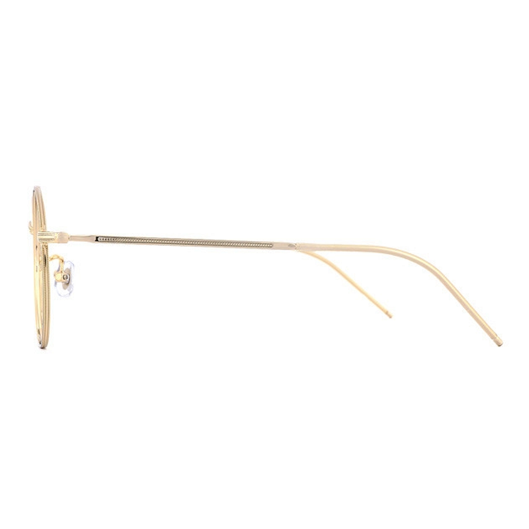 John Dillinger Gold Full Rim Round left side