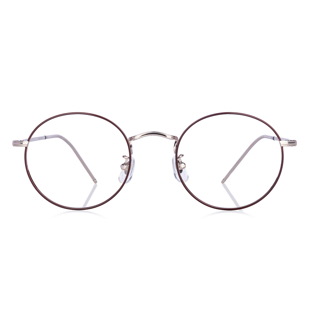 John Dillinger Brown Full Rim Round right side