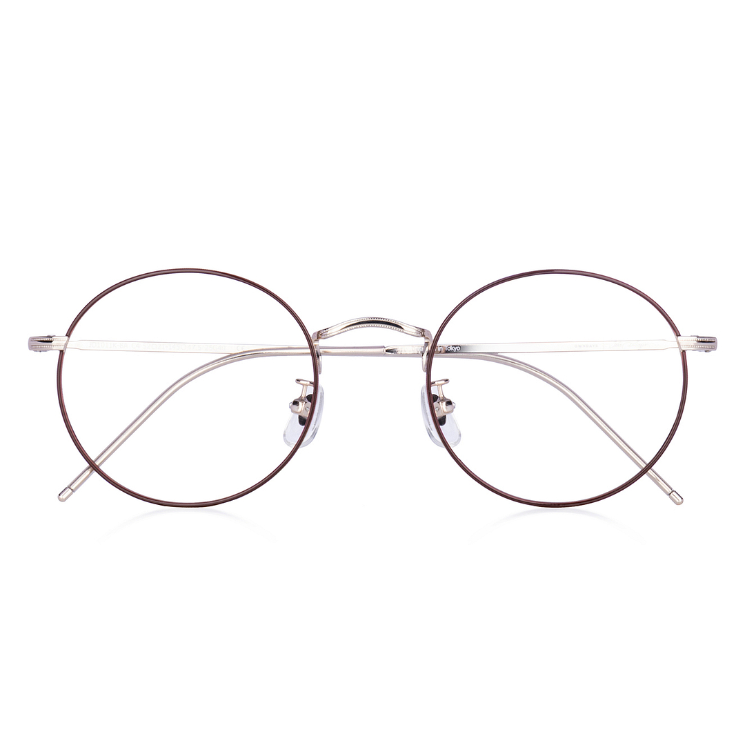 John Dillinger Brown Full Rim Round right side