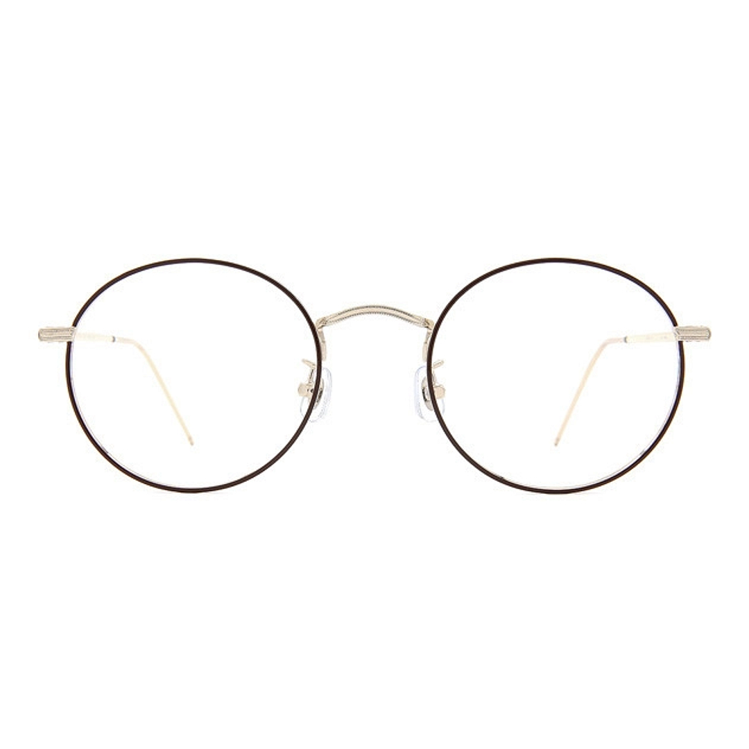 John Dillinger Light Brown Full Rim Round right side