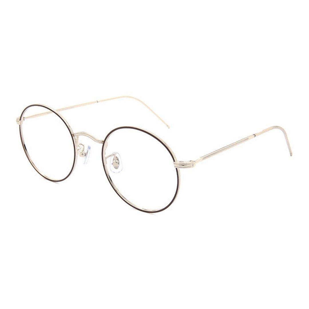 John Dillinger Light Brown Full Rim Round left side