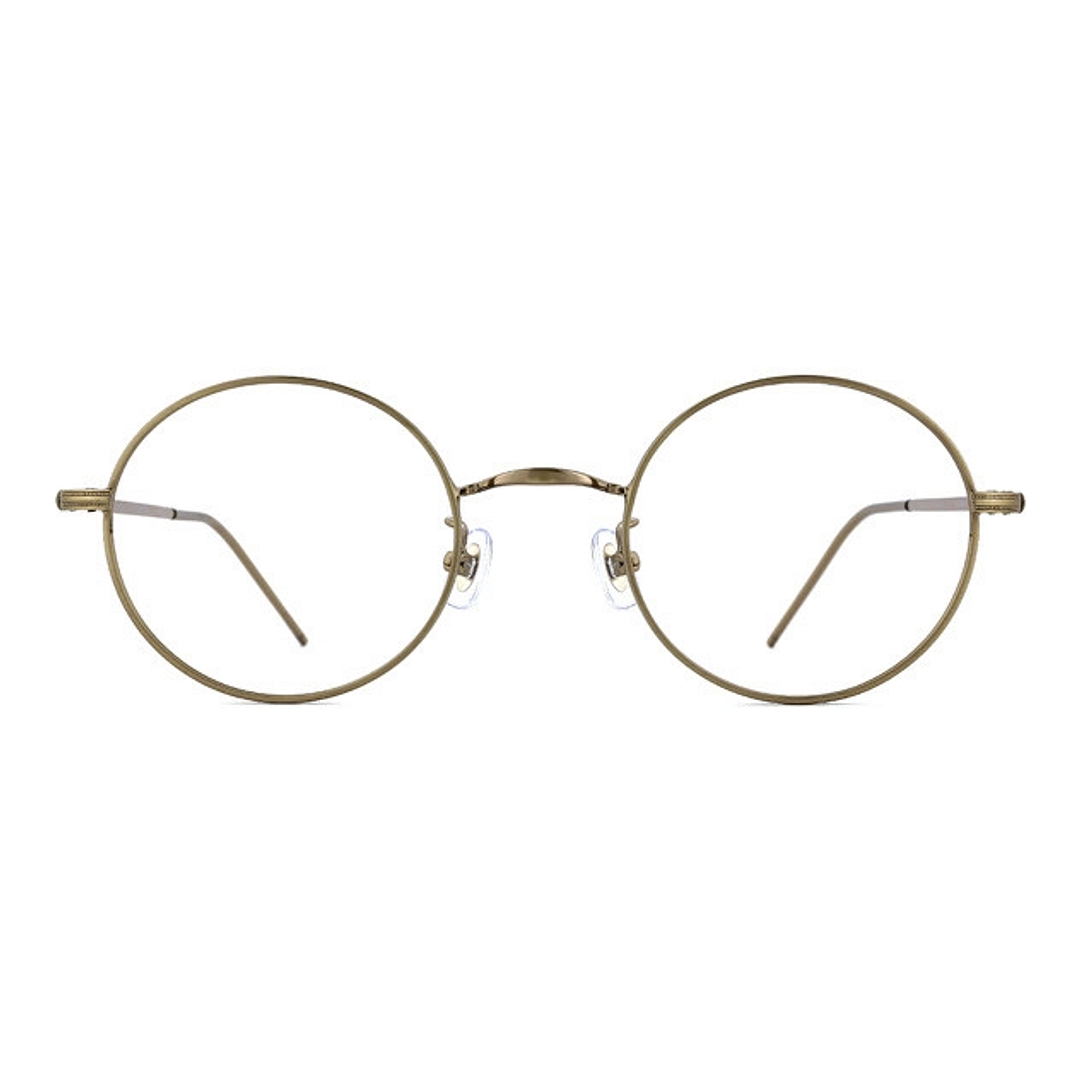 John Dillinger Gold Full Rim Round right side