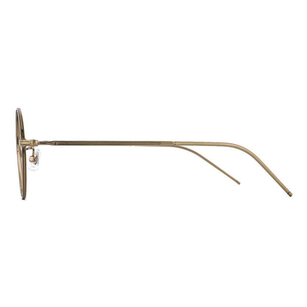 John Dillinger Gold Full Rim Round left side