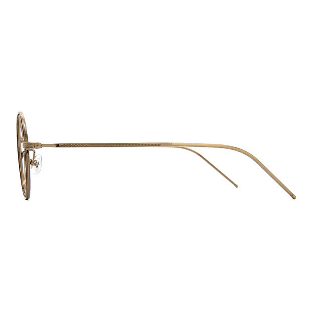 John Dillinger Light Brown Full Rim Round left side