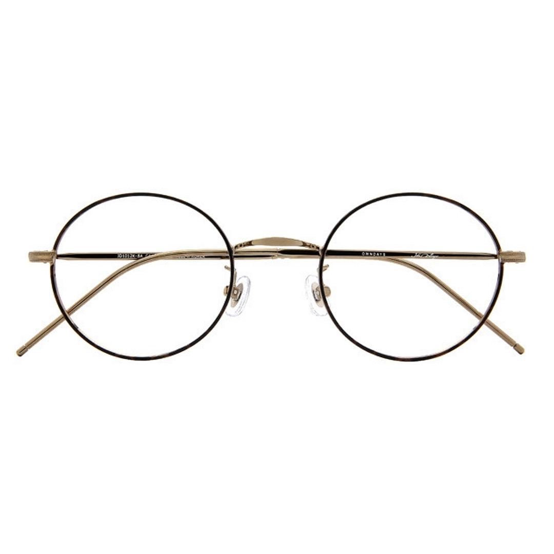 John Dillinger Light Brown Full Rim Round right side