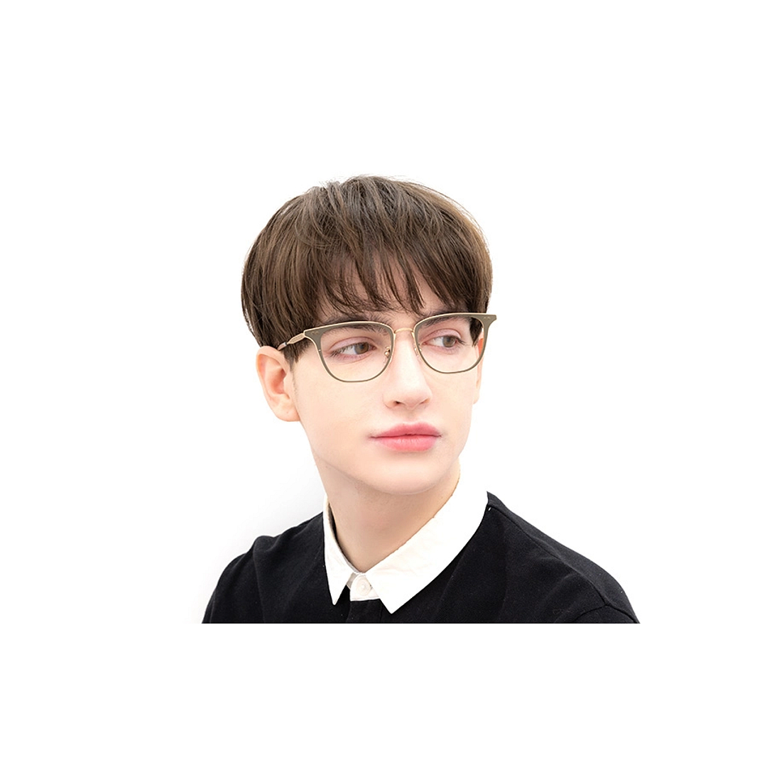 John Dillinger Tan Brown Full Rim Wellington left side