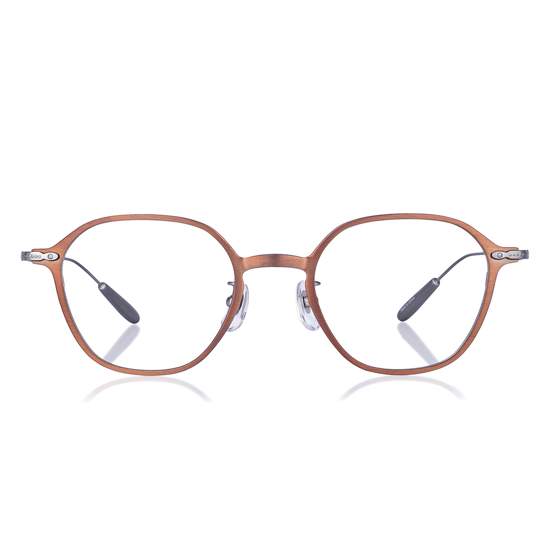 John Dillinger Light Brown Full Rim Polygon right side
