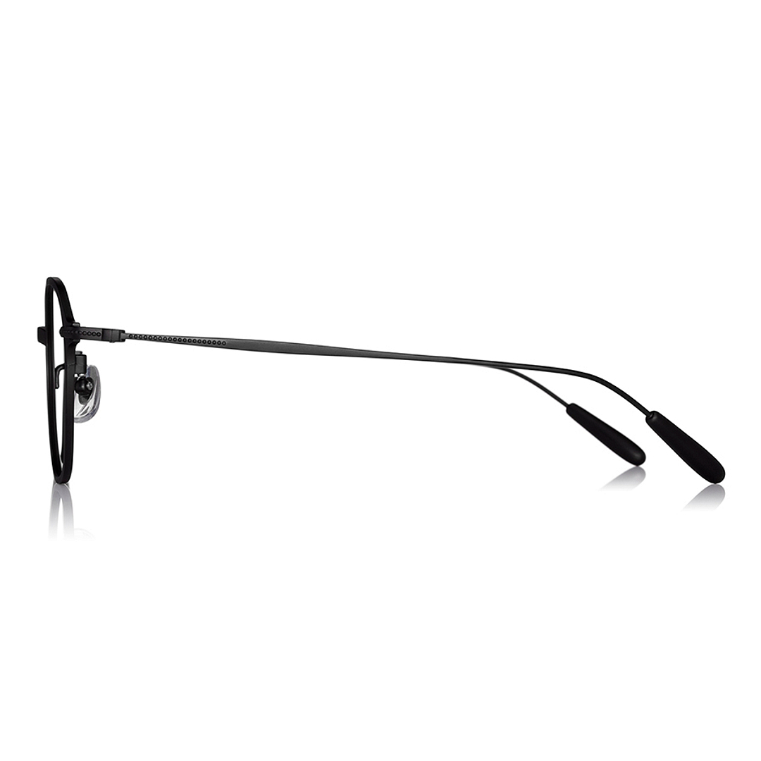 John Dillinger Mid Gunmetal Full Rim Polygon left side