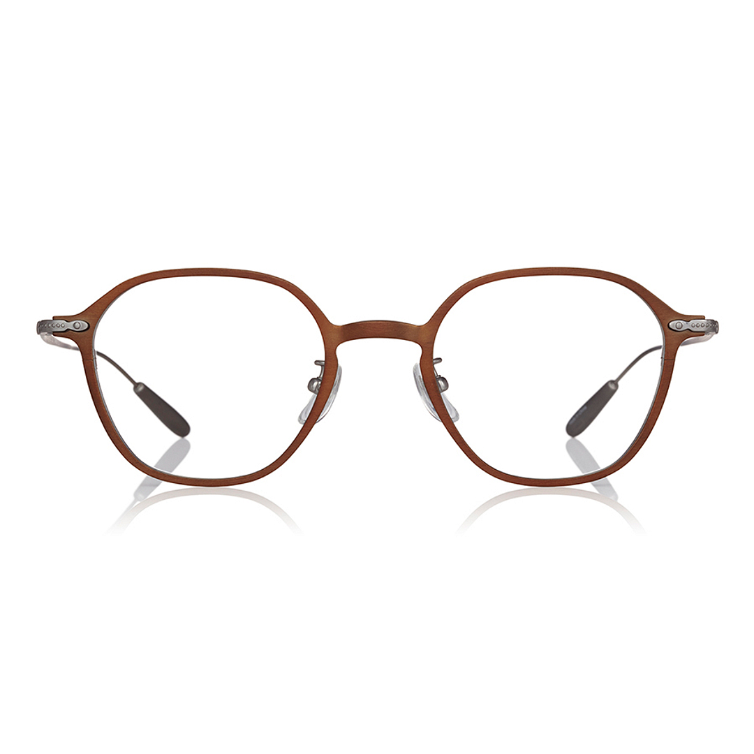 John Dillinger Light Brown Full Rim Polygon right side