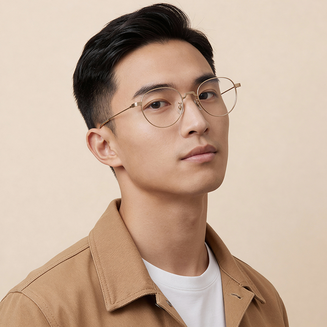 John Dillinger Silver Full Rim Boston right side