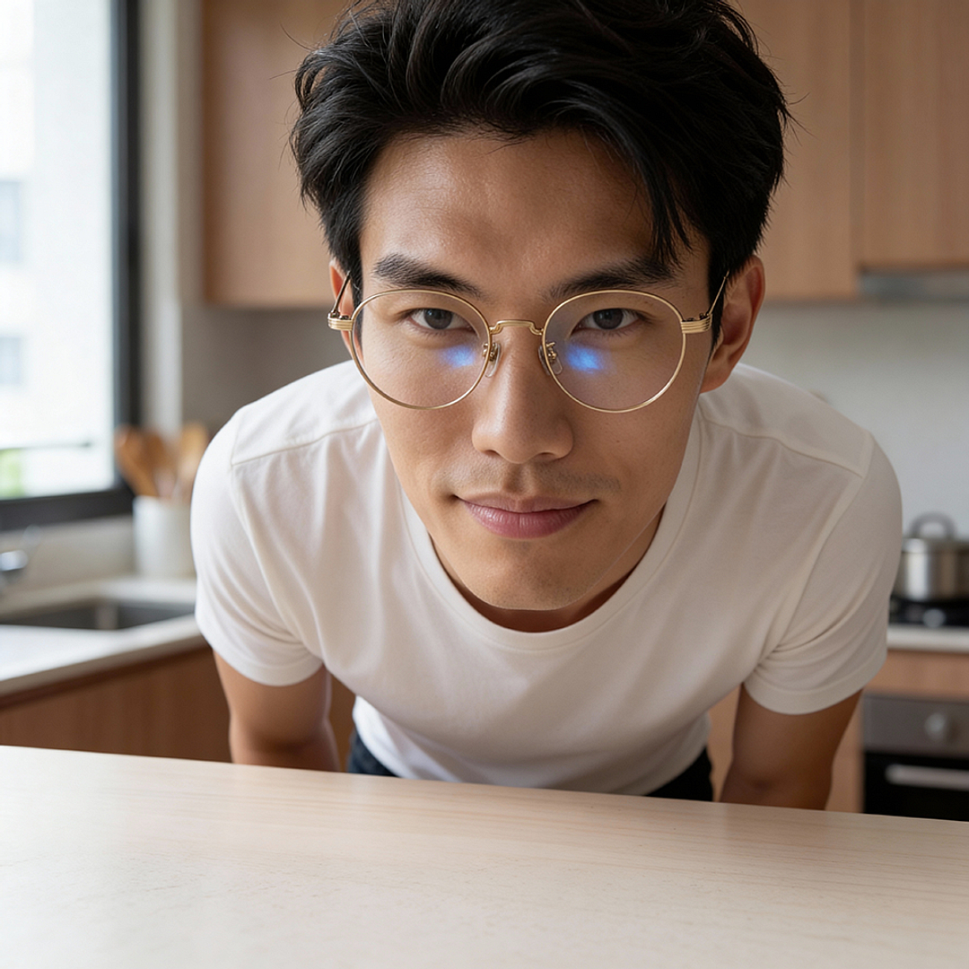 John Dillinger Silver Full Rim Boston right side