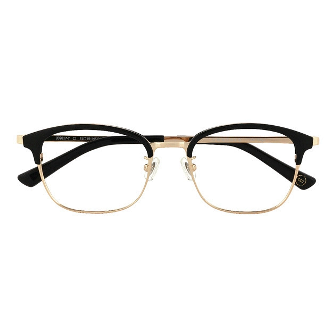 John Dillinger Black Half Rim Wellington right side