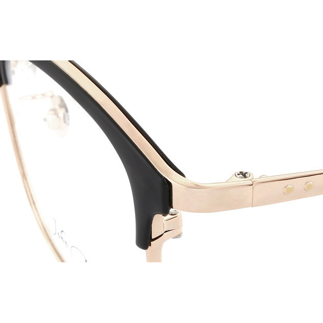 John Dillinger Black Half Rim Wellington left side