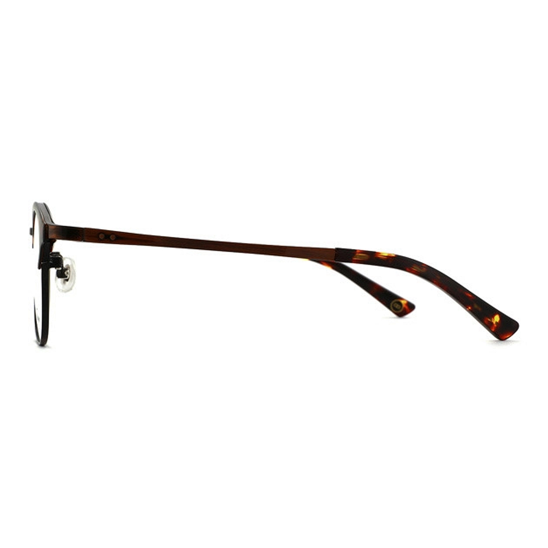 John Dillinger Light Brown Half Rim Wellington left side