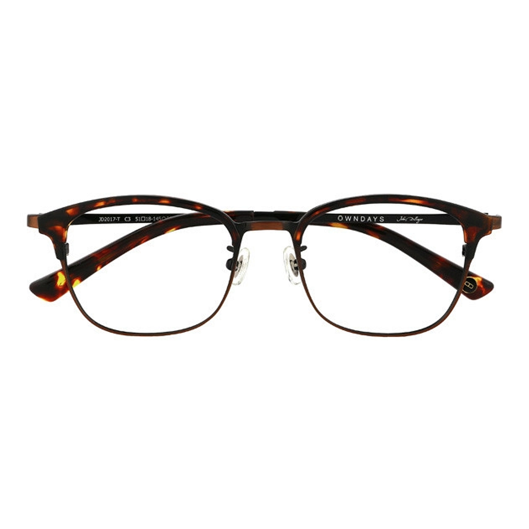 John Dillinger Light Brown Half Rim Wellington right side