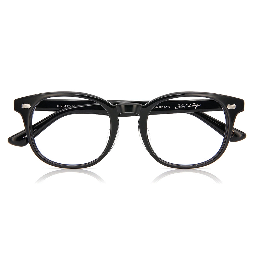 John Dillinger Black Full Rim Wellington right side