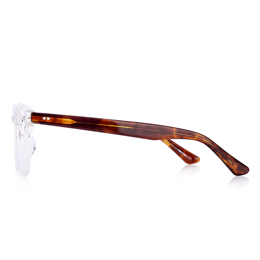 John Dillinger Clear Yellow Full Rim Wellington right side