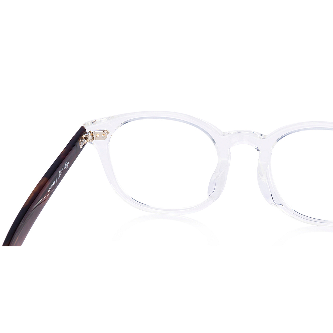 John Dillinger Clear Yellow Full Rim Wellington left side
