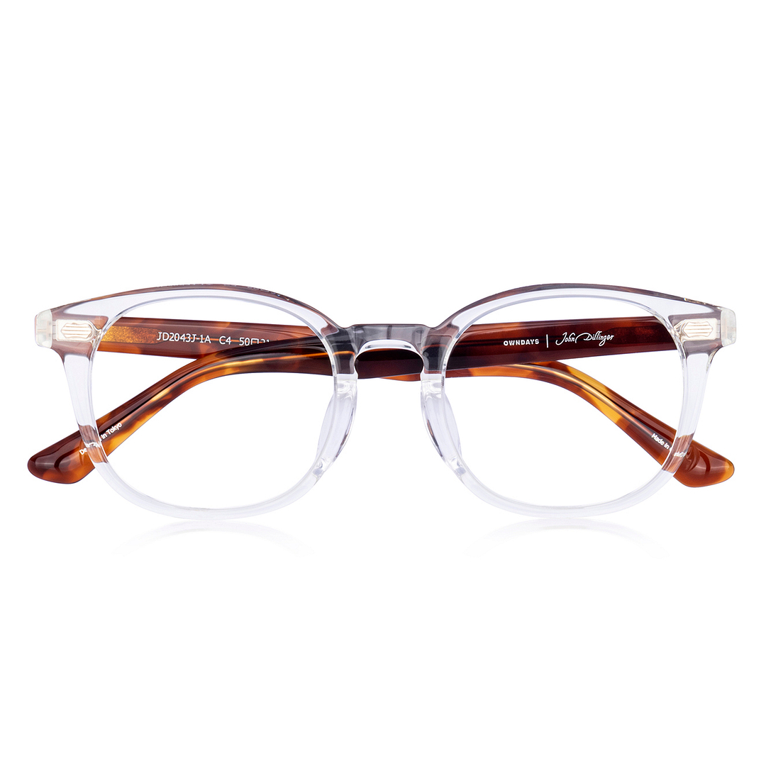 John Dillinger Clear Yellow Full Rim Wellington right side