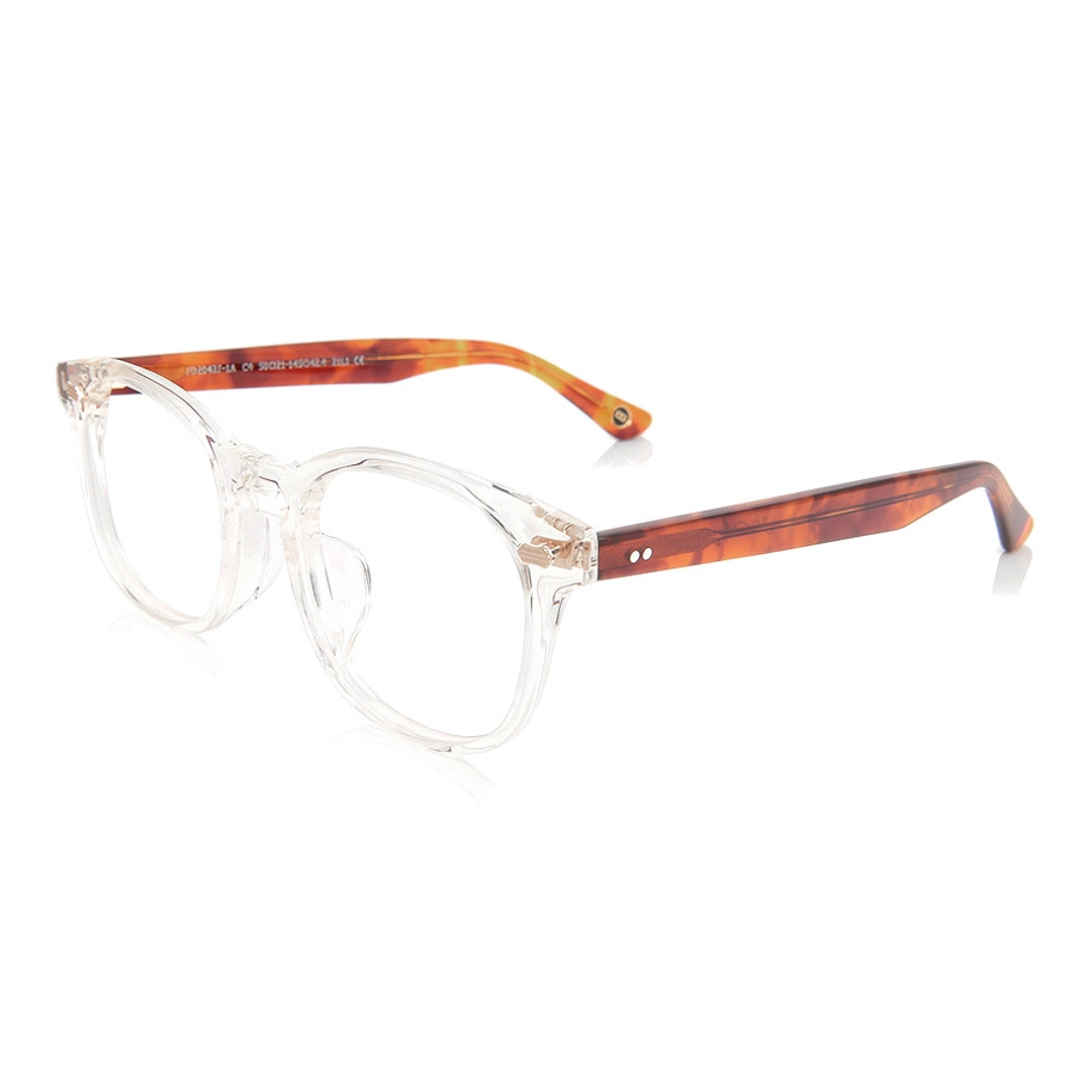 John Dillinger Clear Yellow Full Rim Wellington left side