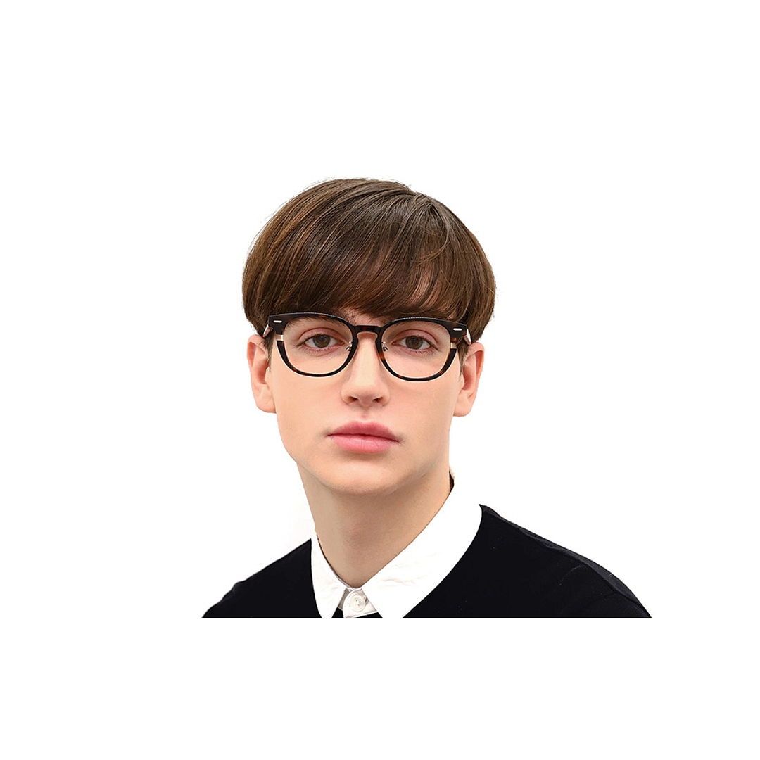 John Dillinger Clear Gray Full Rim Wellington left side