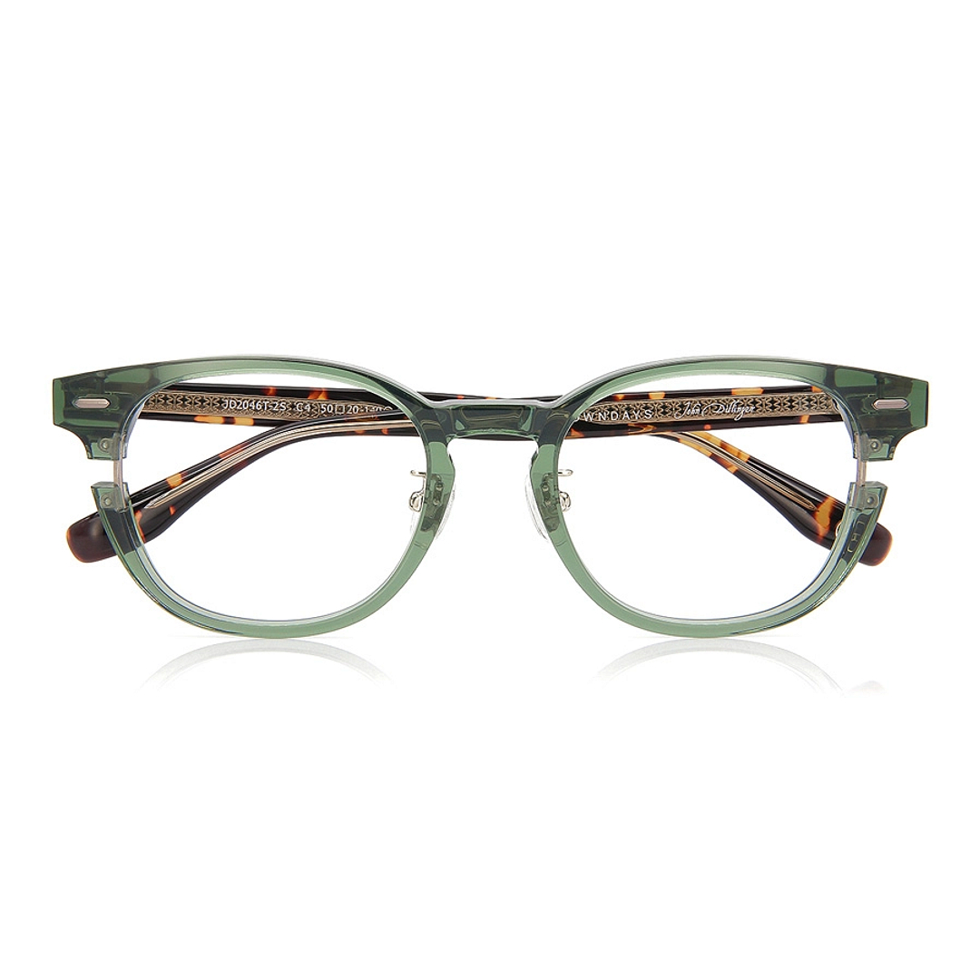 John Dillinger Green Full Rim Wellington right side